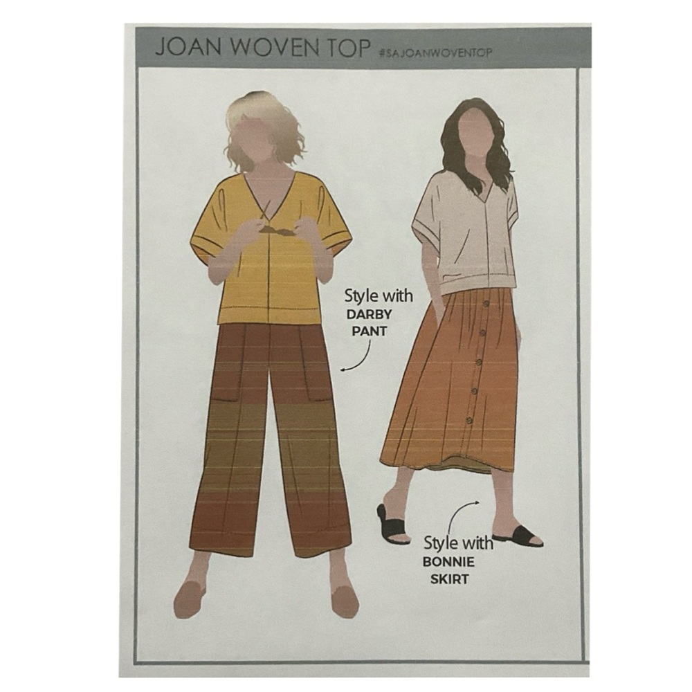 Sewing Pattern - Style Arc - Joan Woven Top - MLTW037M